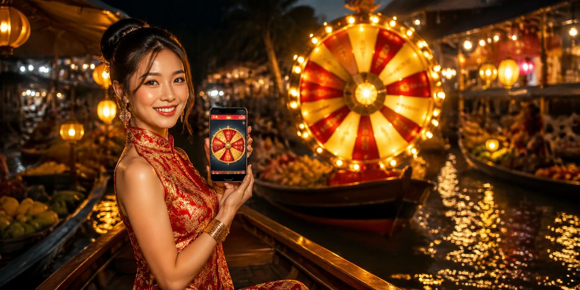 Chợ đêm miền Tây với không khí quay số và giải trí may mắn